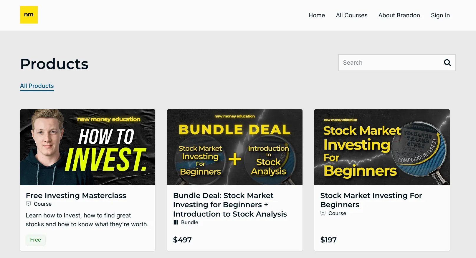 NewMoney Academy screenshot