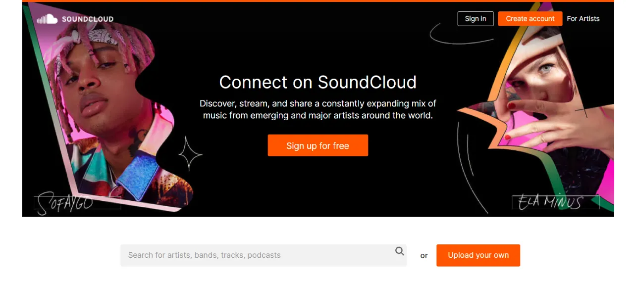 SoundCloud screenshot